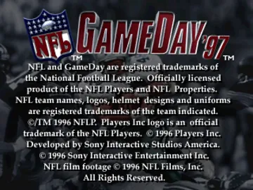 NFL GameDay 97 (US) screen shot title